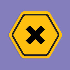 Danger sign illustration