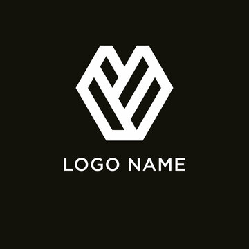 letter v logo design