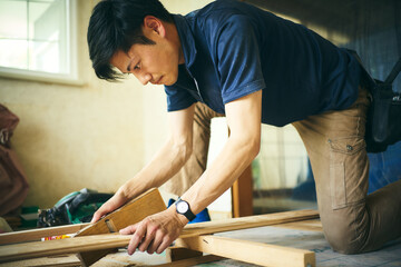 大工職人のポートレート