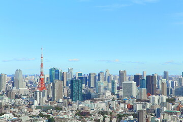 Fototapeta na wymiar Metropolis, Tokyo Tower, City
