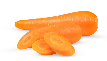 Carrot isolated on white