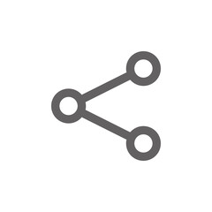 share icon. Perfect for web design or user interface applications. Simple vector illustration.