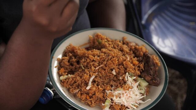 Africa Nigeria local popular Rice dishes 