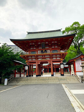 IkutaJinjya　shrine In Sannomiya Kobe,Japan