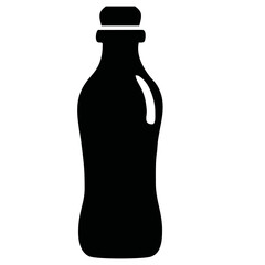 bottle of water isolated