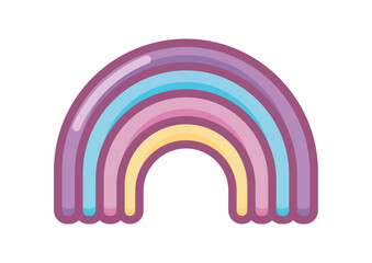 rainbow cartoon icon