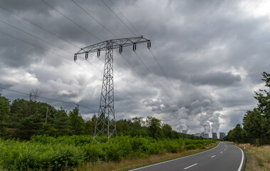 Sromleitung am Kraftwerk Boxberg, Deutschland