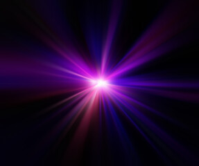 Blur light burst making speed effect