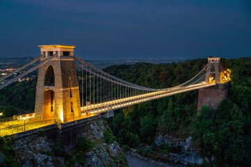 Fototapeta na wymiar Clifton Suspension Bridge, Bristol
