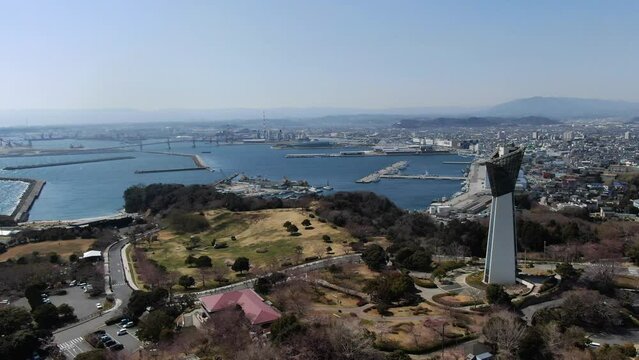 福島県いわき市小名浜 三崎公園 いわきマリンタワー