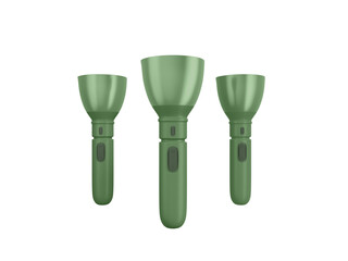 Transparent Old Metal Flash Light Image