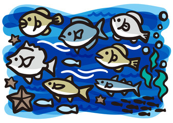 おさかなイラスト