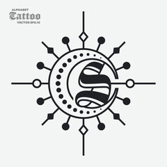 Alphabet S Tattoo Logo