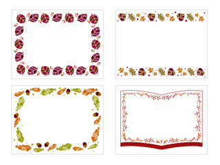 秋色フレームセット