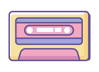 music cassette 90s modern style