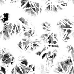 Cannabis leaves seamless Watercolor pattern