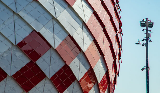 April 9, 2018, Moscow, Russia. The stadium of the Spartak football