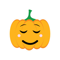Halloween Pumpkin Emoticon 