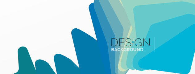 Background, creative geometric shapes composition with gradient effect. Wallpaper for concept of AI technology, blockchain, communication, 5G, science, business and technology