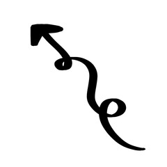 Line Arrows pointing to products