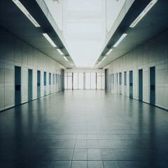 Obraz premium Interior units of storage facilities.