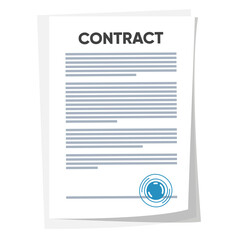 Contract template for new job, deal, law