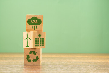 Net-zero emissions in 2050. Save the earth and the environment