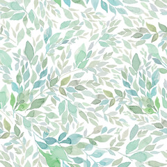 seamless pattern with leaves