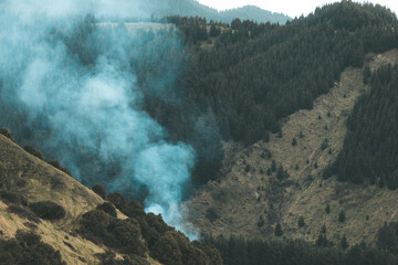 landscape with clouds
