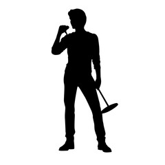Singer Silhouette