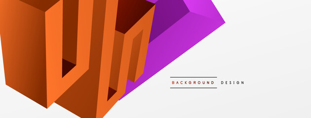 Abstract line background. Trendy techno business template for wallpaper, banner, background or landing