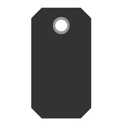 Blank price tag or sale shopping label