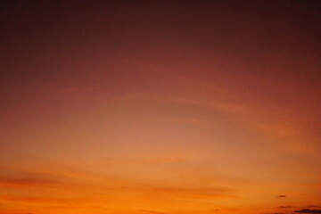 orange beam sunset in the sky 
