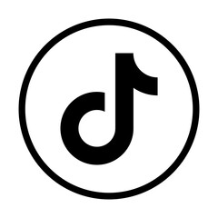 Music notes icon symbol sign with transparent background PNG