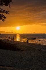 Fototapeta premium Sunset Koh Samui Thailand 2022