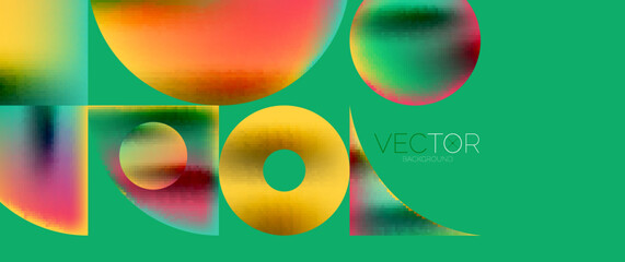 Circle composition abstract wallpaper background