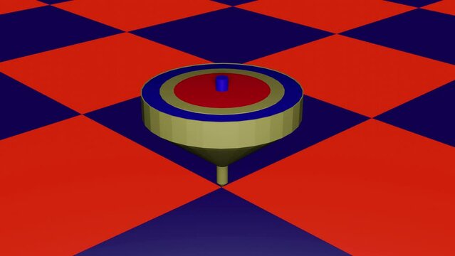 駒3D表現　背景市松模様