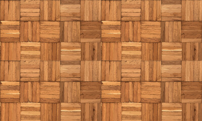 Floor wood parquet. Flooring wooden seamless pattern. Parquet rectangular pattern. Floor tile parquetry plank. Rectangles slabs. Brown wood background. Illustration. Seamless pattern vector. parquet.