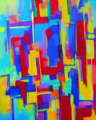 Hand drawn abstract artistic background. Oil painting on canvas. Colorful art, Modern Art. Colorful smears, modern acrylic painting.