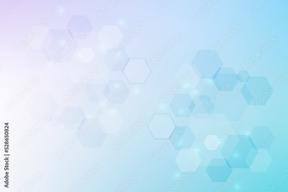 Poster modern futuristic background of the scientific hexagonal pattern. virtual abstract background with p