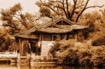 Fototapeta premium Heilongtan Park, Yunnan