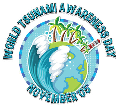 World Tsunami Awareness Day Logo Design