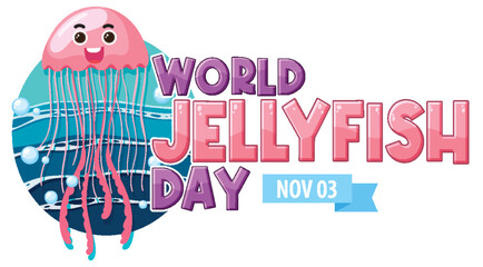 World Jellyfish Day Banner Design