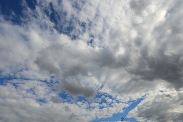 Thick clouds in the sky