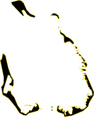 Map of Cocos Keeling Islands,Vector illustration eps 10.