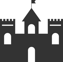 Medieval, castle icon
