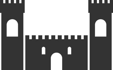 Medieval, castle icon