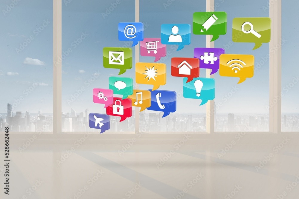 Poster computing application icons