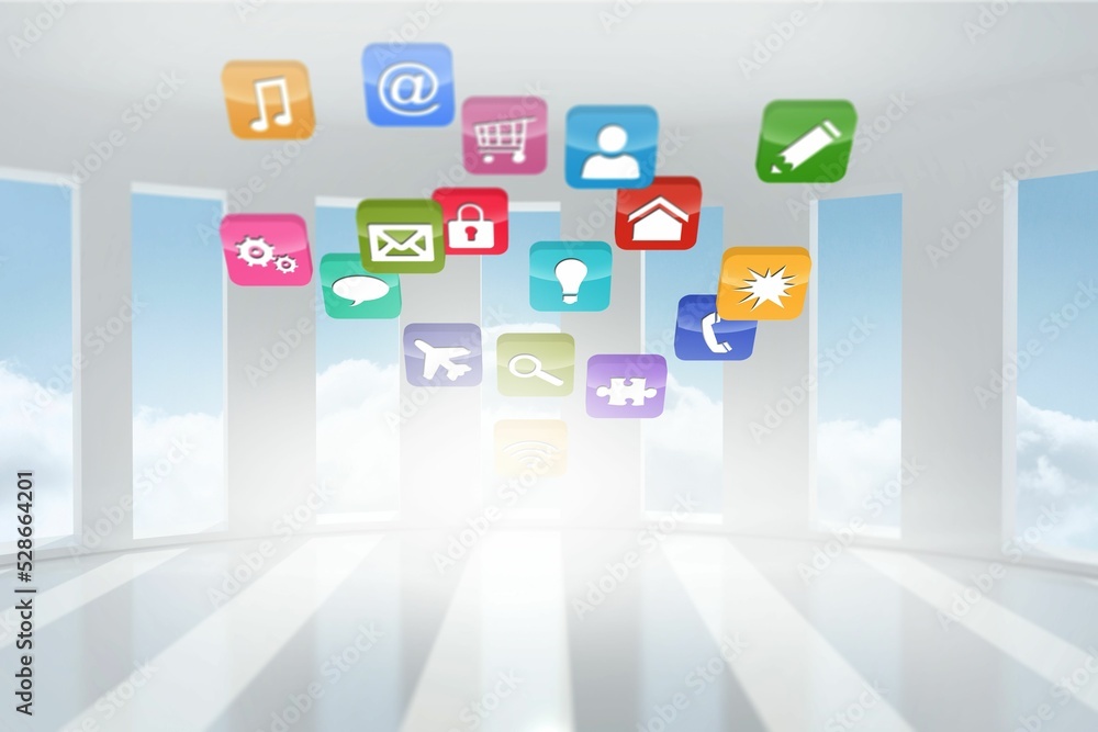 Poster computing application icons