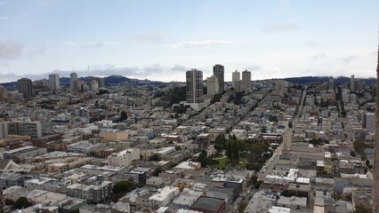 Fototapeta na wymiar San Francisco Panorama of the City